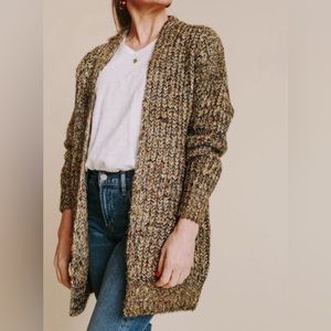 Anthropologie, Heartloom Korey Shimmer Cardigan, Size Small